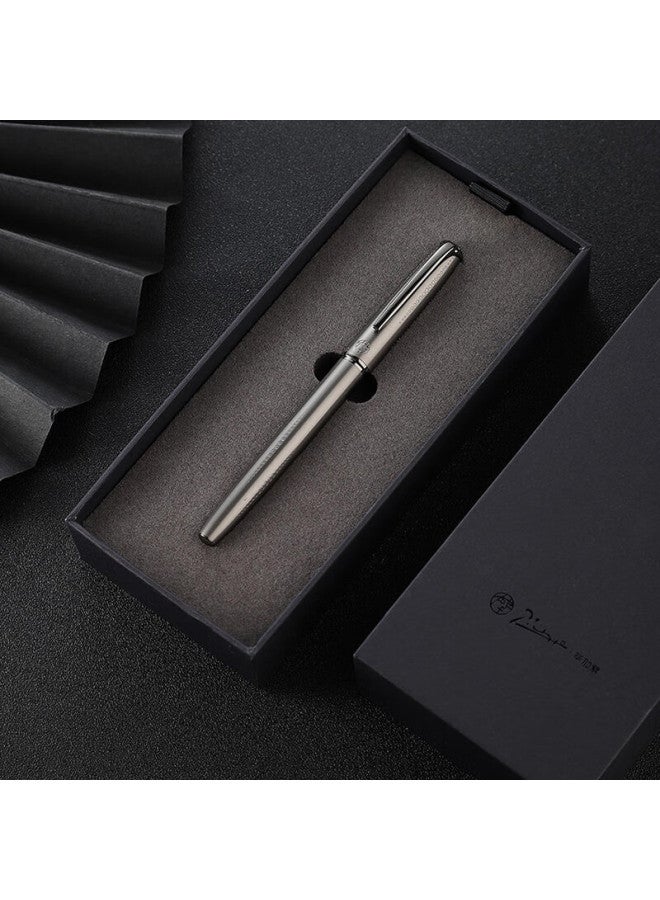 Pimio Starry Night Series Fountain Pen For Adults, Calligraphy Ink Pen, Business Graduation Gift, Signature Pen For Men And Women, Student Calligraphy Gift Pen, Starry Night Gray - Image 3