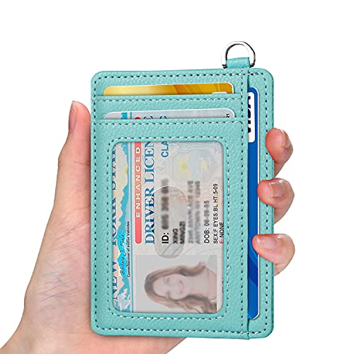 EcoVision Slim Minimalist Front Pocket Wallet, RFID Blocking Credit Card Holder Wallet with Detachable D-Shackle for Men Women - Image 2