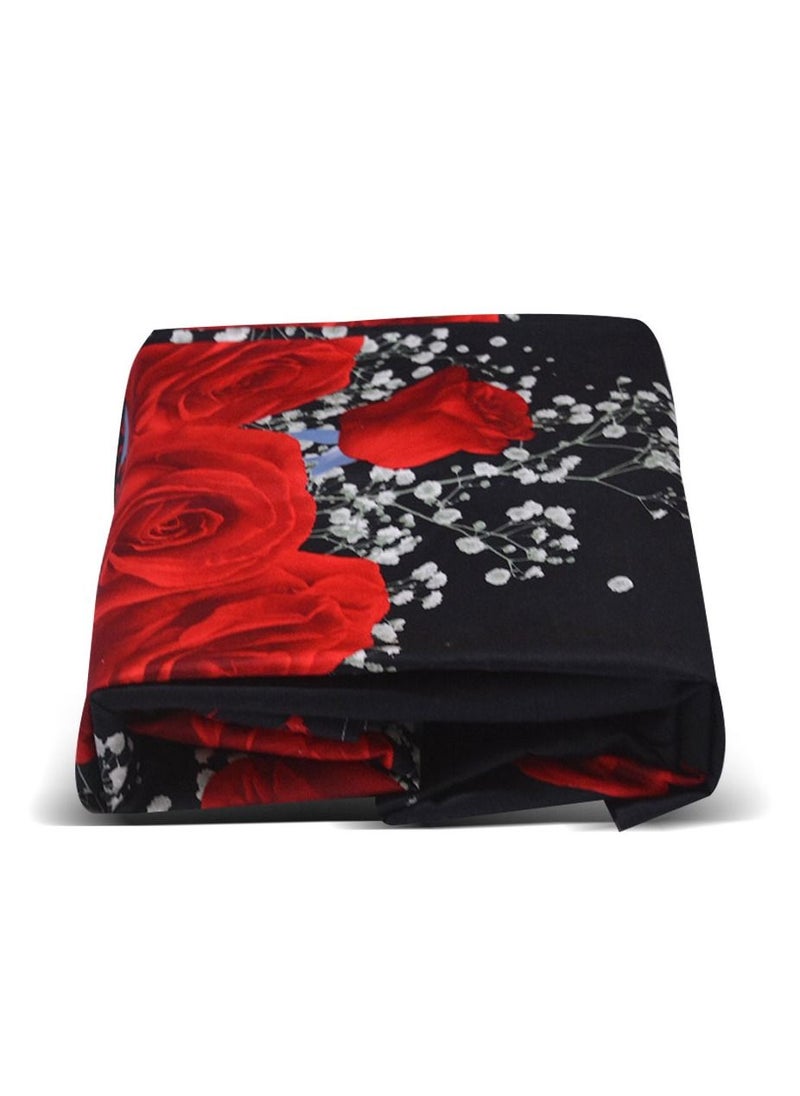 Family Bed - Flat Bed sheet Set Cotton Satin 4 pieces size 240 x 250 cm Model 4012 from Family Bed - Image 1