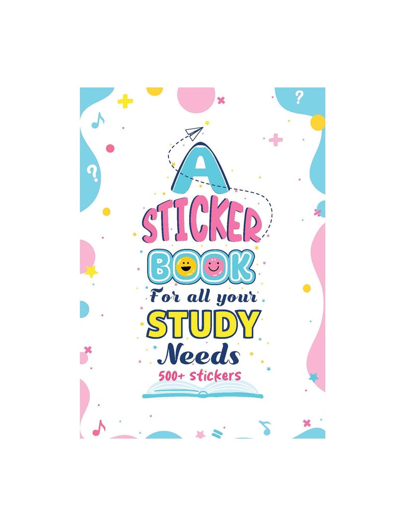 Doodle 10 Pages Sticker Booklet with 500+ Fun, Quirky and Colourful self Adhesive Stickers | Perfect for Girls, Kids, Teens, Adults (Study Well Stickers) - Image 5