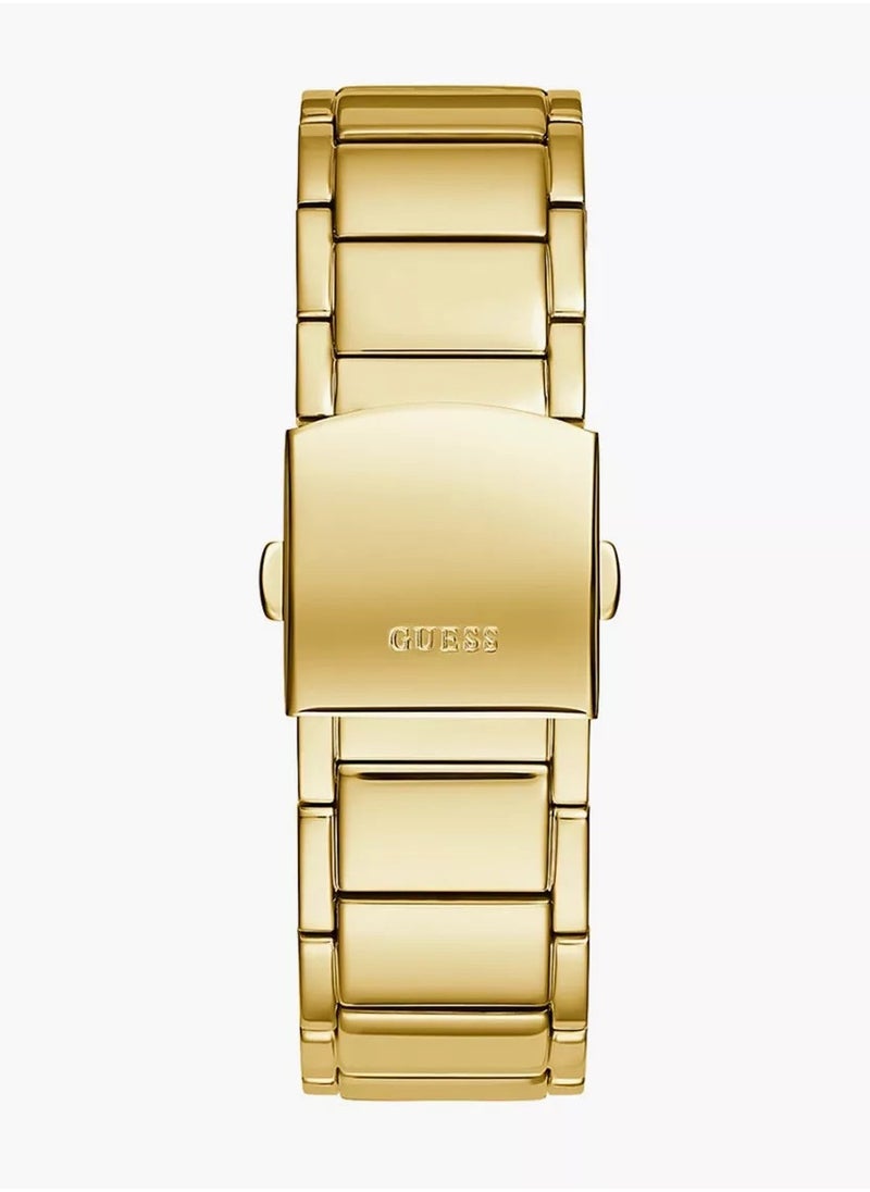 GUESS ساعة جيس فينيكس للرجال متعددة الوظائف بسوار ستانلس ستيل ذهبي - GW0456G3 44 ملم  - Image 5