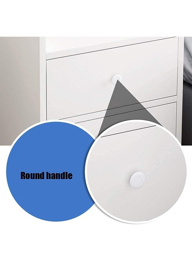 CityRiya-Long طاولة جانبية للسرير باللون الأبيض مقاس 60 × 40 × 60 سم، خزانة بجانب السرير، طاولة جانبية، طاولة جانبية مع درجين، طاولة تخزين صغيرة متعددة الوظائف لغرفة النوم وغرفة المعيشة والمكتب - Image 2