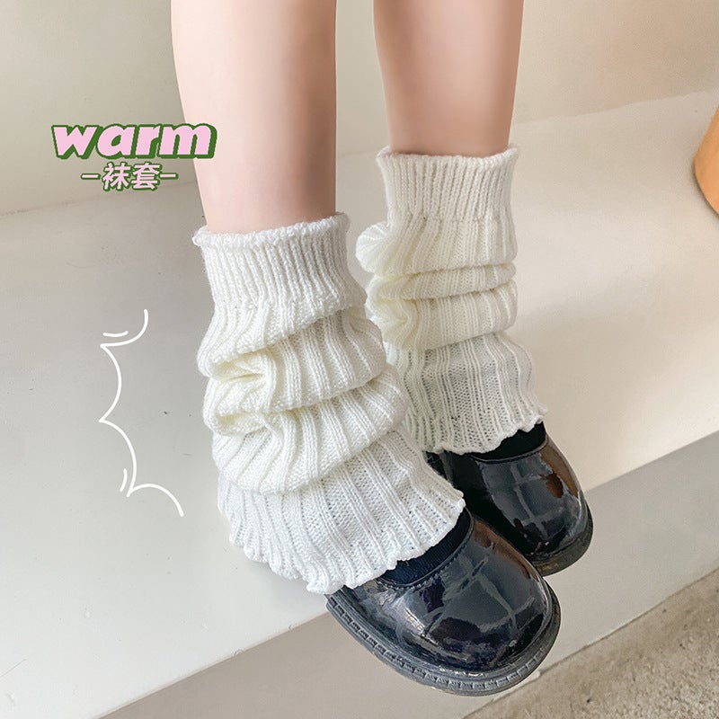 Children'S Over-The-Knee Long Socks Thickened Dancing Knee Pads Warm Girls' High Socks Baby Piled Stockings - Image 5
