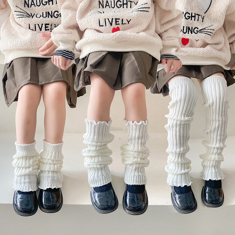 Children'S Over-The-Knee Long Socks Thickened Dancing Knee Pads Warm Girls' High Socks Baby Piled Stockings - Image 4