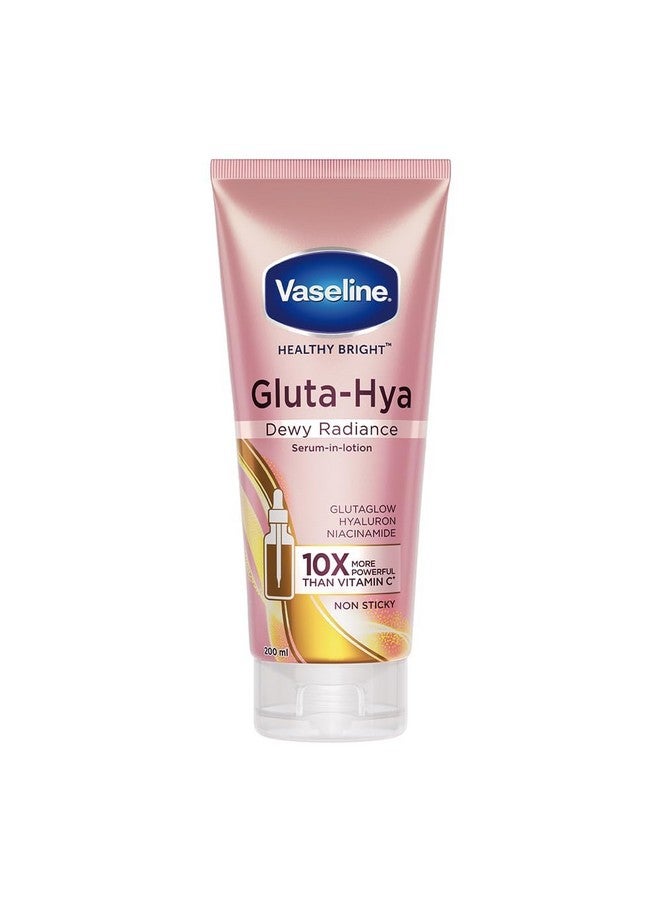 Vaseline Gluta-Hya Dewy Radiance, 200ml, Serum-In-Lotion, Boosted With GlutaGlow - Image 1