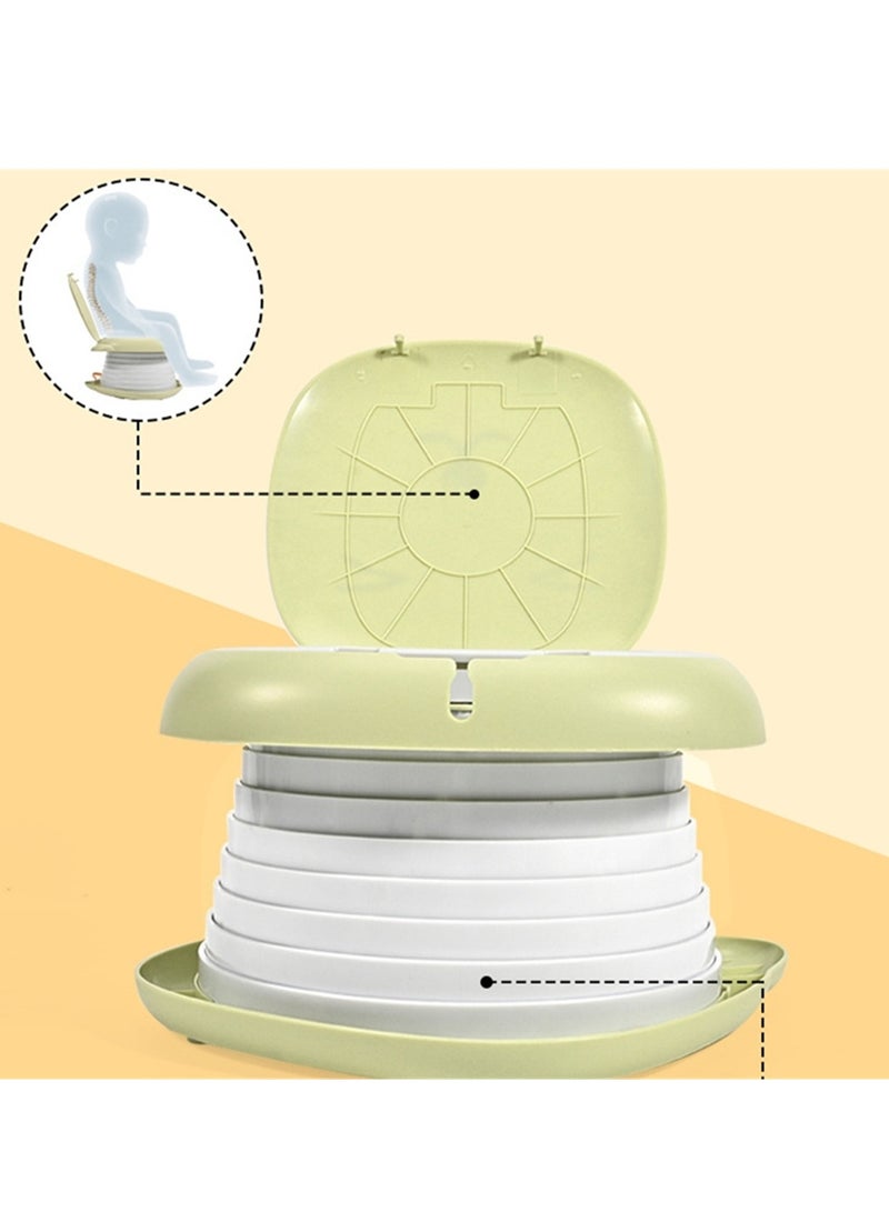 Cartoon children's foldable toilet outdoor camping travel mobile toilet multi-functional vehicle toilet - Image 3
