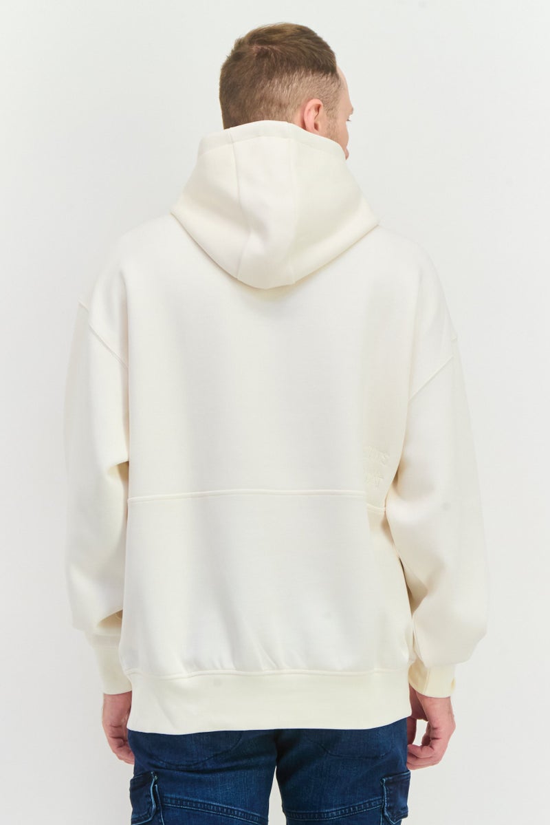 PUMA Men Sportswear Fit Long Sleeve Training Hoodie, Cream  - Image 2