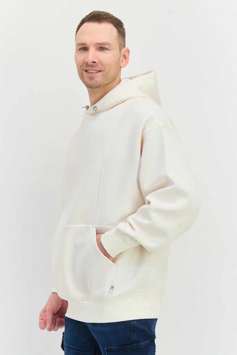 PUMA Men Sportswear Fit Long Sleeve Training Hoodie, Cream  - Image 3
