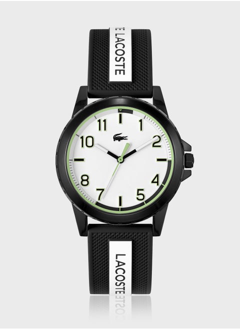 Silicone Strap Analog Watch