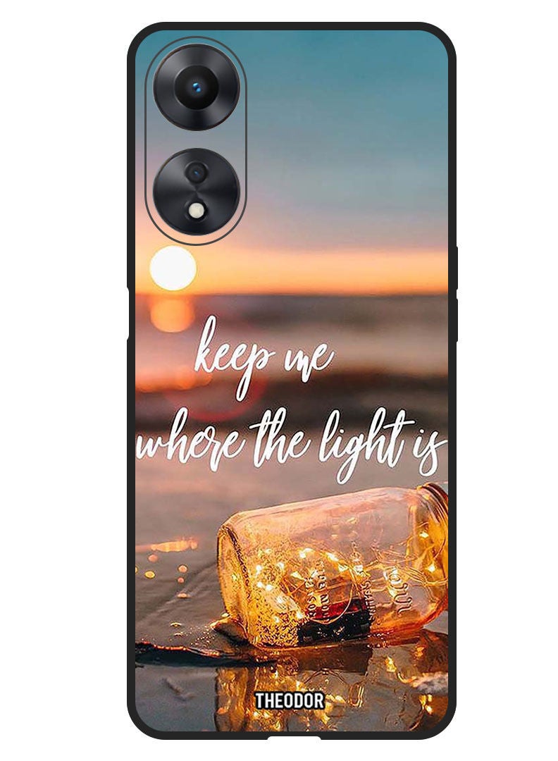 Theodor Protective Case Anti Scratch Shock Proof Bumper Cover For Oppo A58 Keep Going - Image 1