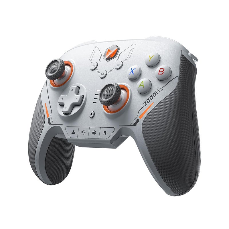 BIGBIG WON BLITZ 2 Pro PC Video Game Controller TMR Electromagnetic Joystick2000Hz Wireless Polling Rate1000Hz Gyroscope16 Mechanical ButtonsPCMobile APP Gamepads for FPS GamesGray - Image 2