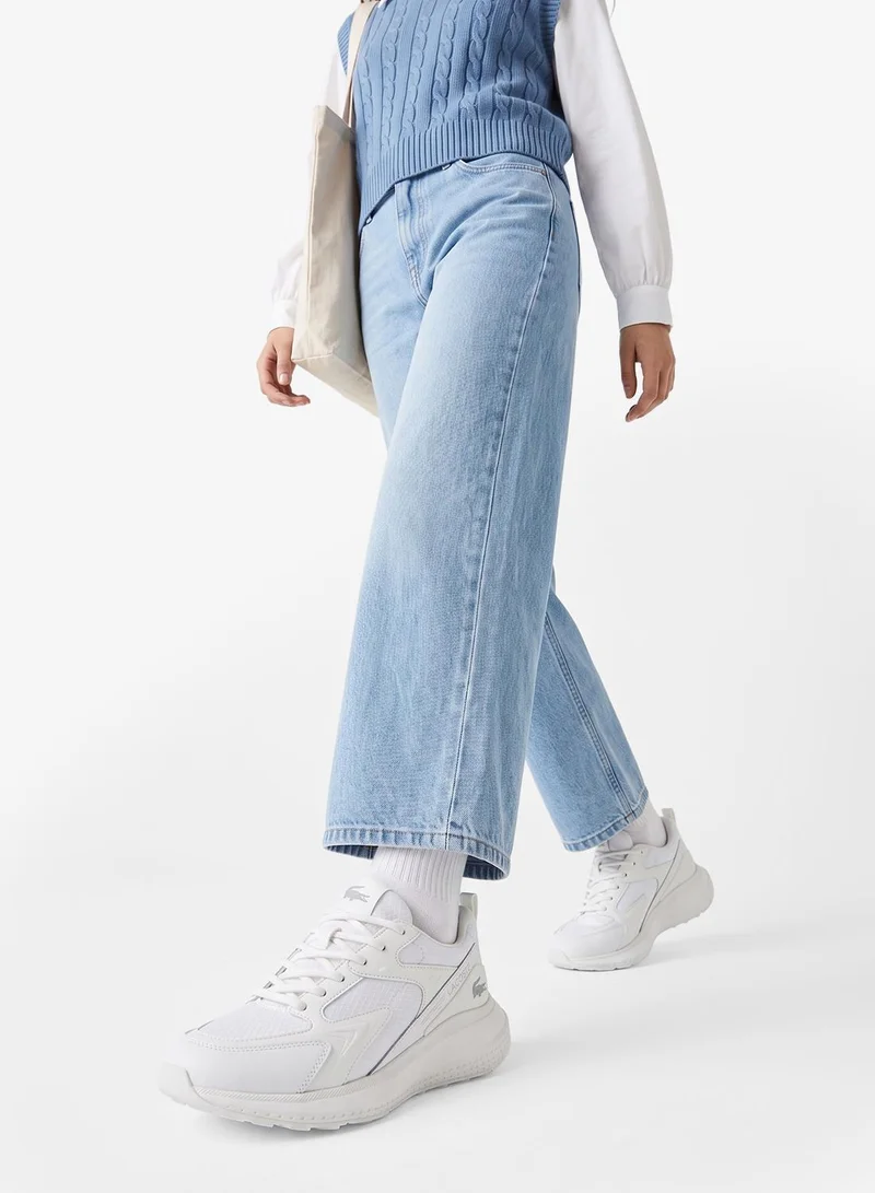 Lacoste WHT/WHT L003 Low Top Athleisure Sneakers for Women | Best Price UAE