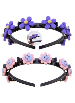 Cotbe 2 Pack Cute Double Layer Braided Headbands With Clips Double Bangs Cartoon Twist Plait Hairbands Hollow Woven Headband Sweet Girl Princess Hairstyle Hair Accessories For Girls Teens - pzsku/Z980788F28876AF43F946Z/45/_/1696070571/d9b25939-ecb6-45f4-8d19-828649d1494a