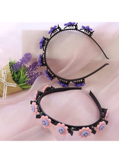 Cotbe 2 Pack Cute Double Layer Braided Headbands With Clips Double Bangs Cartoon Twist Plait Hairbands Hollow Woven Headband Sweet Girl Princess Hairstyle Hair Accessories For Girls Teens - pzsku/Z980788F28876AF43F946Z/45/_/1696070575/533393bd-6b55-48c0-b9a9-e87e3e7afaf2