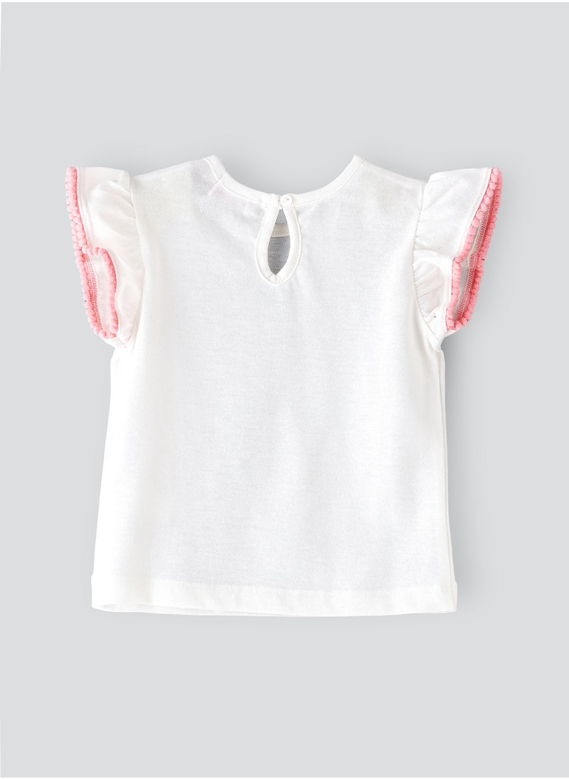Jelliene Sunshine Squad: Girls' Comfy Cotton Tees Playful Prints & Summer Fun  - Image 2