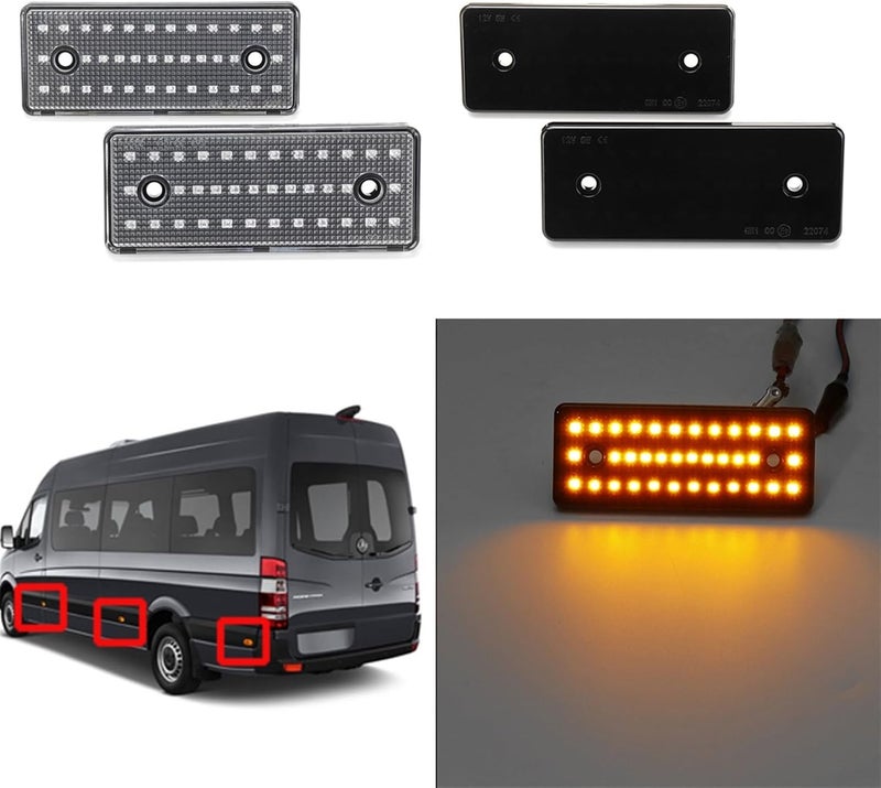 QASULER Dynamic Turn Signal Light for VW and Benz - Image 5