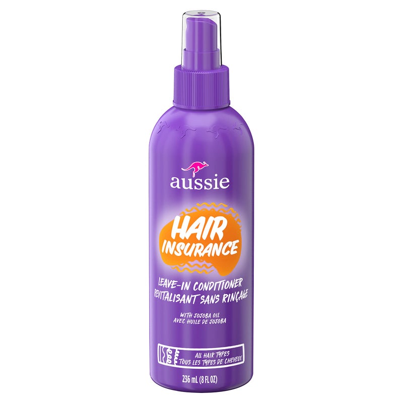 Aussie Hair Insurance, Leave-In Conditioner for All Hair Types, 8 fl oz - Image 1