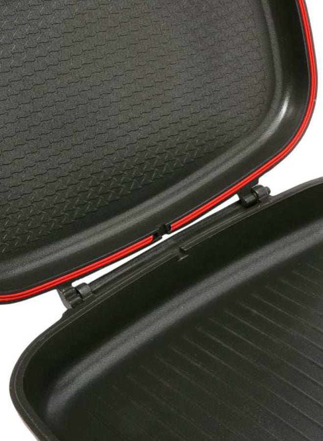 DESSINI Granite Double Non-Stick Fry Fan Black and Red 36cmcm - Image 5