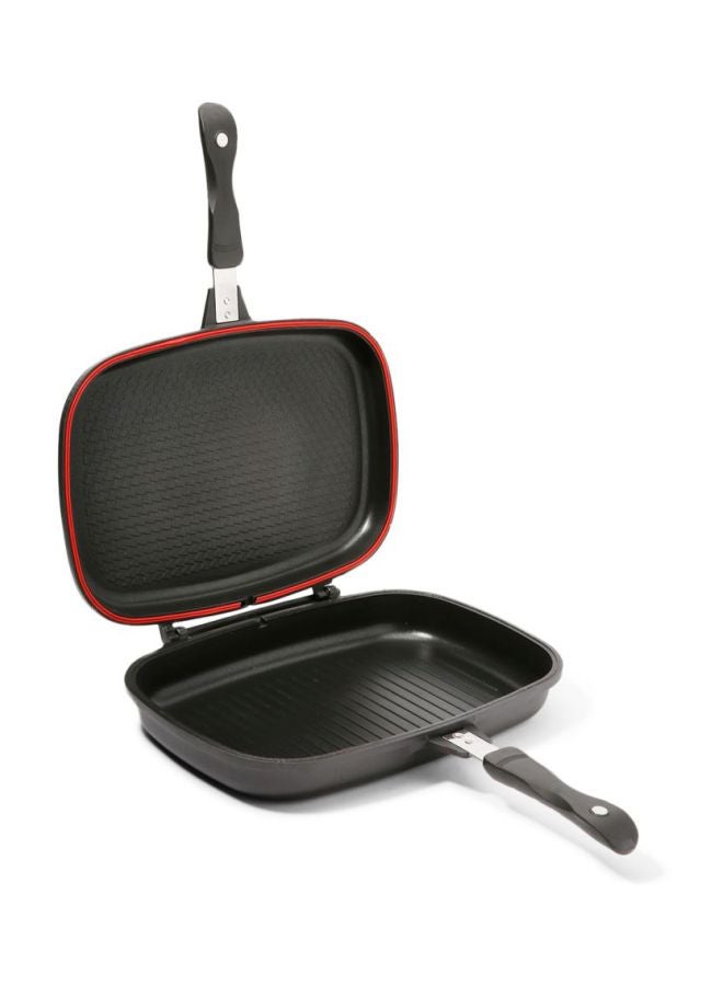 DESSINI Granite Double Non-Stick Fry Fan Black and Red 36cmcm - Image 2