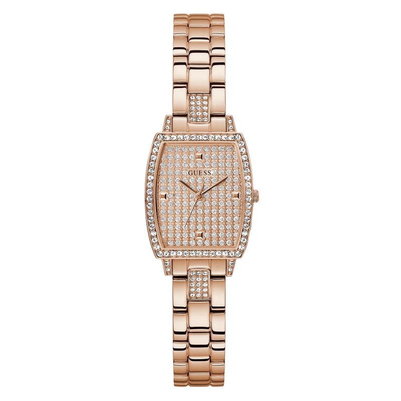 Guess Women's Analogue Watch with Crystal Appliqué – Rose Gold | GW0611L3 - Image 1