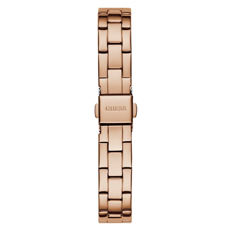 Guess Women's Analogue Watch with Crystal Appliqué – Rose Gold | GW0611L3 - Image 3
