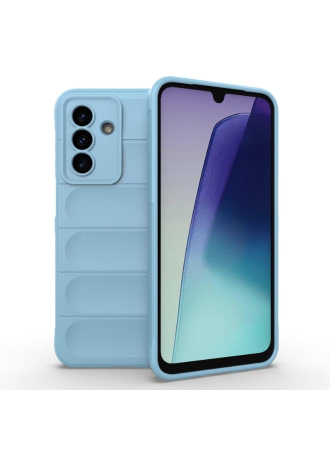 Phone case cover Magic Shield TPU + Silicone Shockproof Phone Case For  Samsung Galaxy A17 (Light Blue ) - Image 1