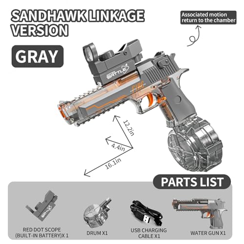 Snowall Powerful Electric Water GunSquirt GunsAutomatic Water Gun for Kids Adults - Image 5