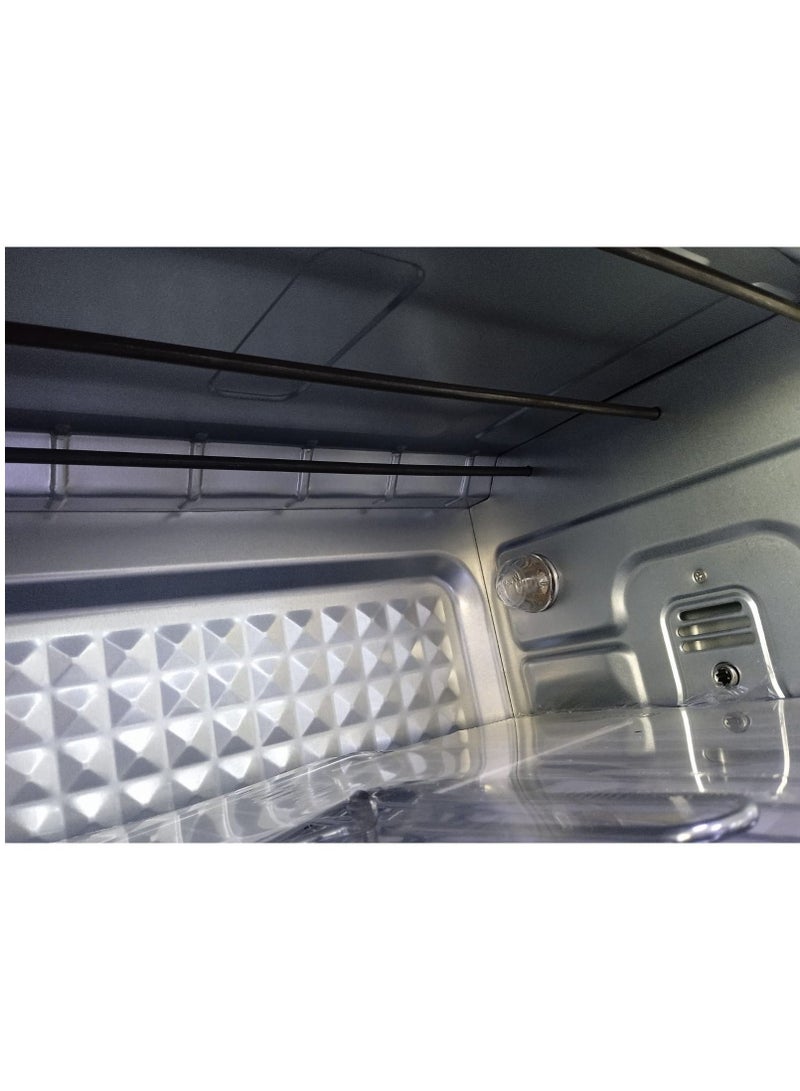 دوتس فرن كهربائي مع شواية ستيل فضي من دوتس بباب زجاجي بمفصل مزدوج , بسعة 60 لتر و 2200 واط - Image 5