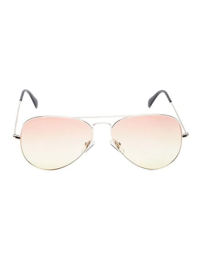 fastrack Gold Aviator Men Sunglasses (M165YL26|58)