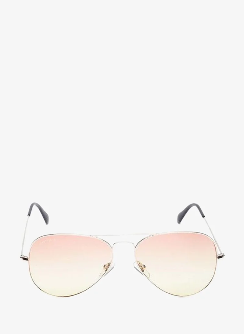 fastrack Gold Aviator Men Sunglasses (M165YL26|58)