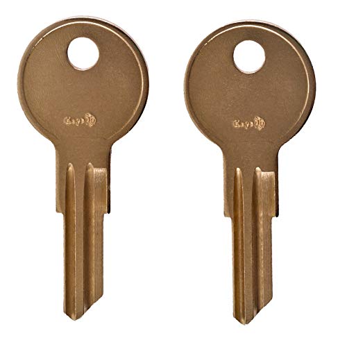 Keys22 Replacement Husky Tool Box T05 Lock Keys, Bronze, Pair of 2 - Image 1