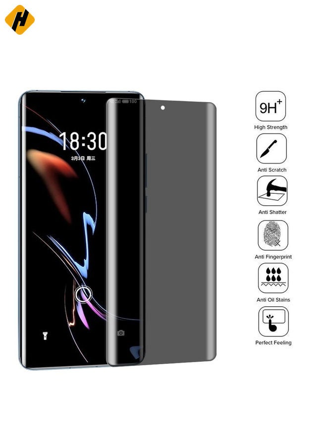 HuHa Screen Protector For Meizu 18 Pro / 18s Pro 25 PCS 0.3mm 9H Surface Hardness 3D Curved Surface Privacy Glass Film - Image 3