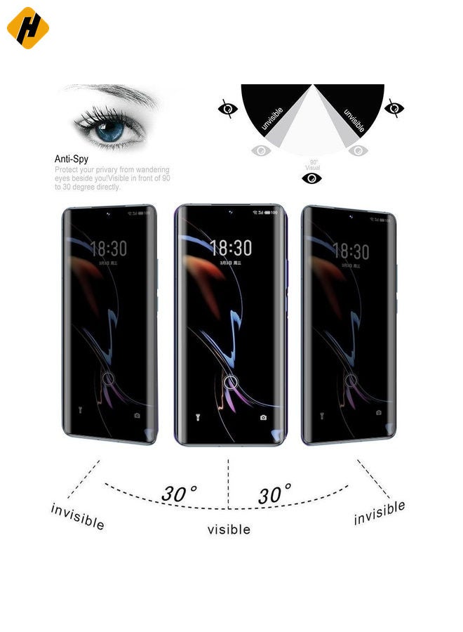 HuHa Screen Protector For Meizu 18 Pro / 18s Pro 25 PCS 0.3mm 9H Surface Hardness 3D Curved Surface Privacy Glass Film - Image 5