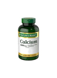 Natures Bounty Calcium 1200 mg With Vitamin D3, Bone Health & Immune Support, 1000 IU, 220 Softgels