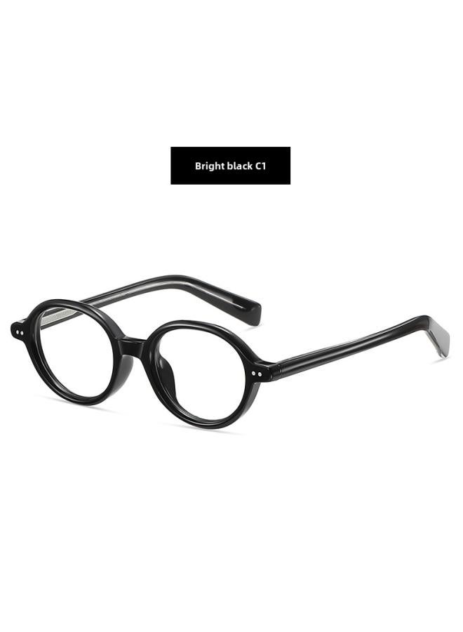 Generic Retro Artistic Anti-blue Light Glasses Small Frame Personalized Plate Foot Frame Glasses Men's Glasses Glasses Frame 