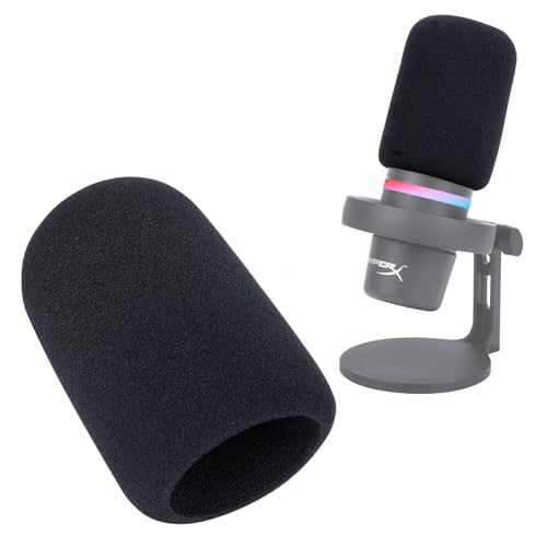 SUNMON HyperX DuoCast Pop Filter Compatible with HyperX Duo Cast Microphone, Mic Windscreen Pop Filter Reduce Noise and Plosives, DuoCast Mic Cover Foam By SUNMON - Image 1