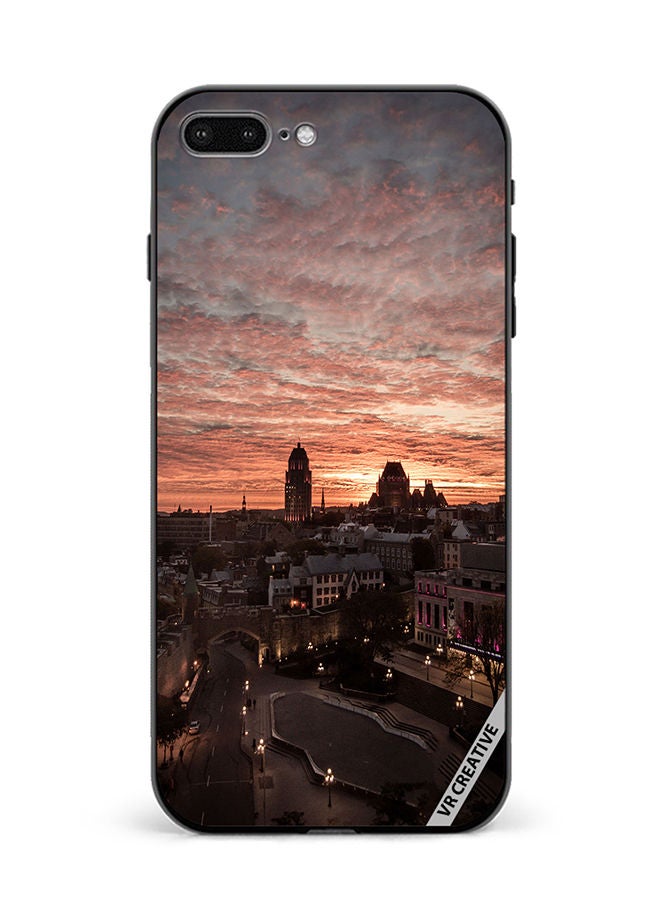 VR CREATIVE Protective Case Cover For Apple iPhone 7 Plus/8 Plus Quebec City Design Multicolour - Image 1