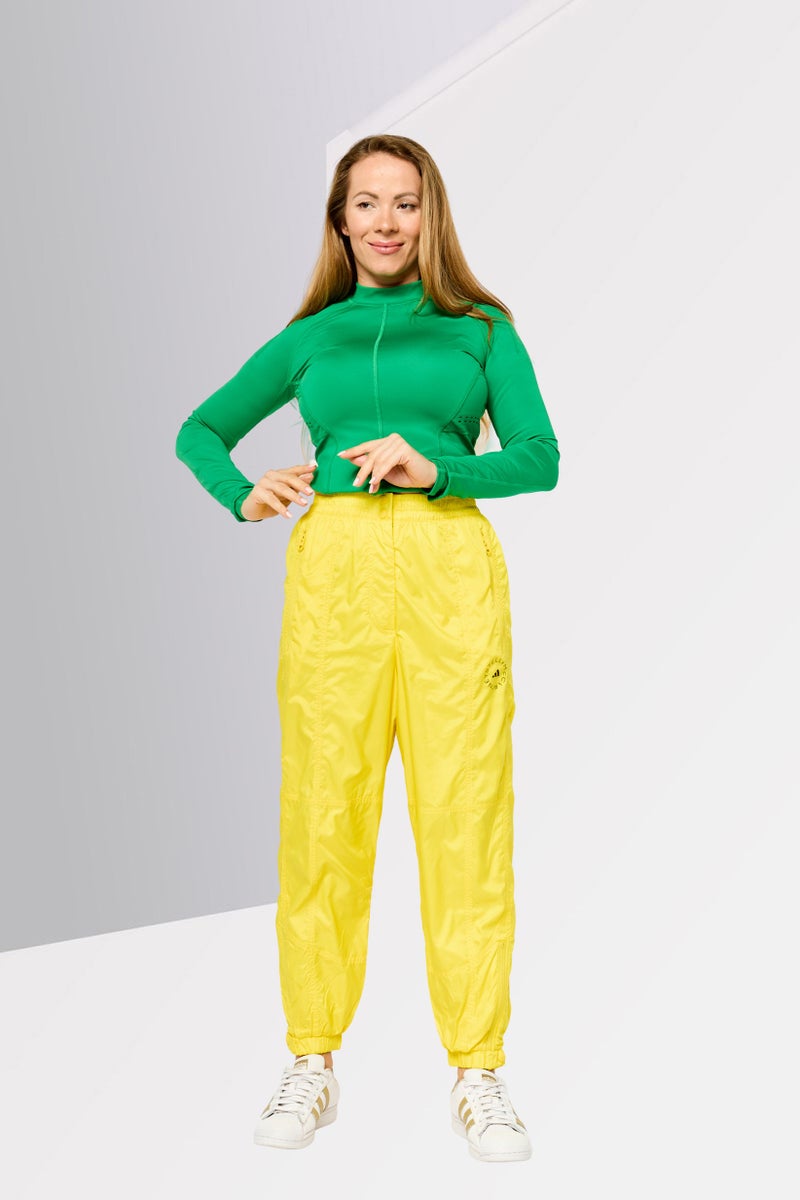 Adidas by Stella McCartney Women Sportswear Fit Training Track Pant, Yellow - Image 2