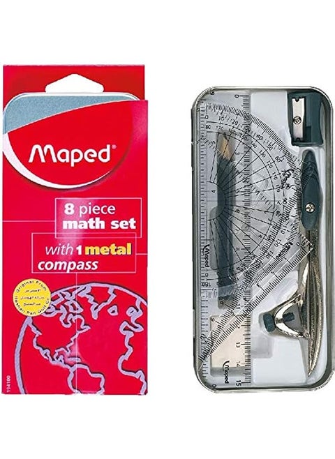 Study Geometry Set 8Pc Md 194100