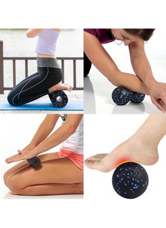 PYC Foam Roller - 4 in 1 High Density Foam Roller Set for Leg Back Neck Pain and Muscle Exercise, Yoga Foam Roller for Physical Therapy Core Pain Relief Deep Tissue Massage  - Image 5