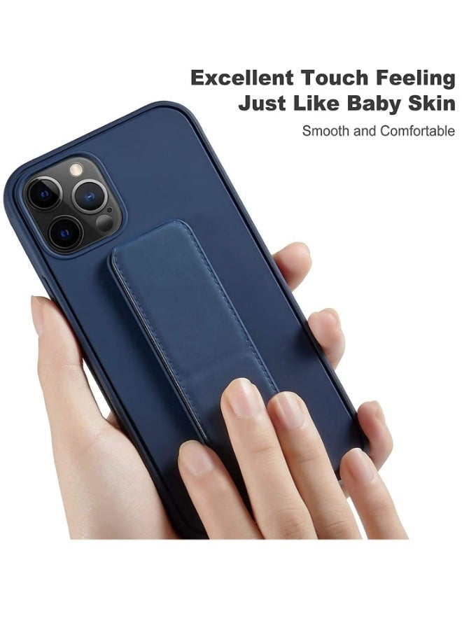 ACLIX iPhone 15 Pro Case 6.1 Inch with Magnetic Stand Holder Premium Silicone Vertical and Horizontal Hand Strap Grip Multi Stand Car Mount Kickstand Case Finger Strap Cover - Image 4