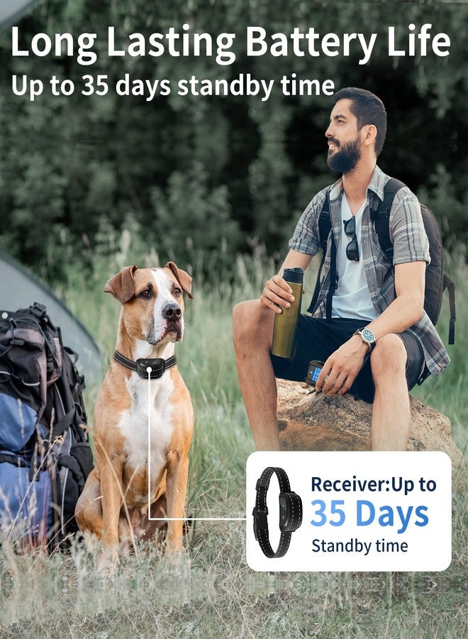 WUJ Replacement Receiver Collar for Dog Shock Collar P201 (Includes Only The Receiver Collar, Contact Points, USB Charging Cable, and Instruction Manual from WUJ) - Image 4
