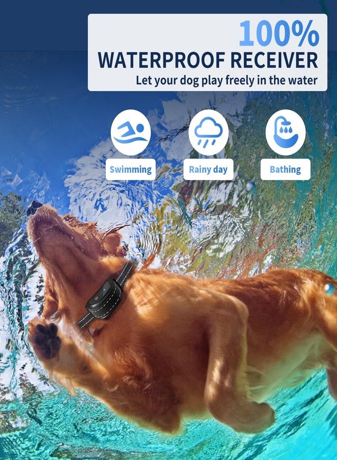 WUJ Replacement Receiver Collar for Dog Shock Collar P201 (Includes Only The Receiver Collar, Contact Points, USB Charging Cable, and Instruction Manual from WUJ) - Image 5