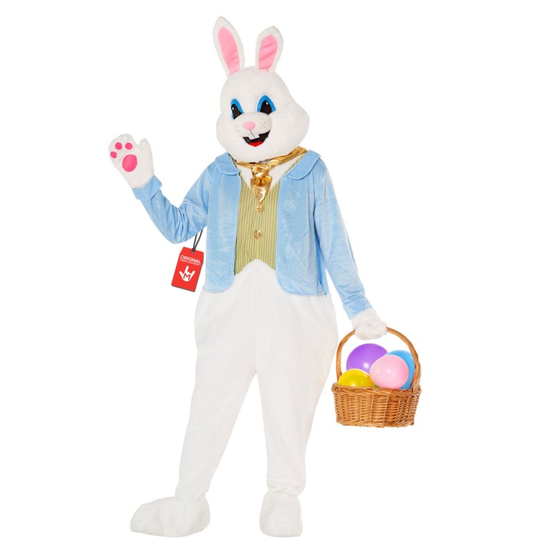Morph Deluxe Easter Bunny Costume Adult, Bunny Suit, Easter Costumes for Adults, Rabbit Costume Adult, Large - Image 1