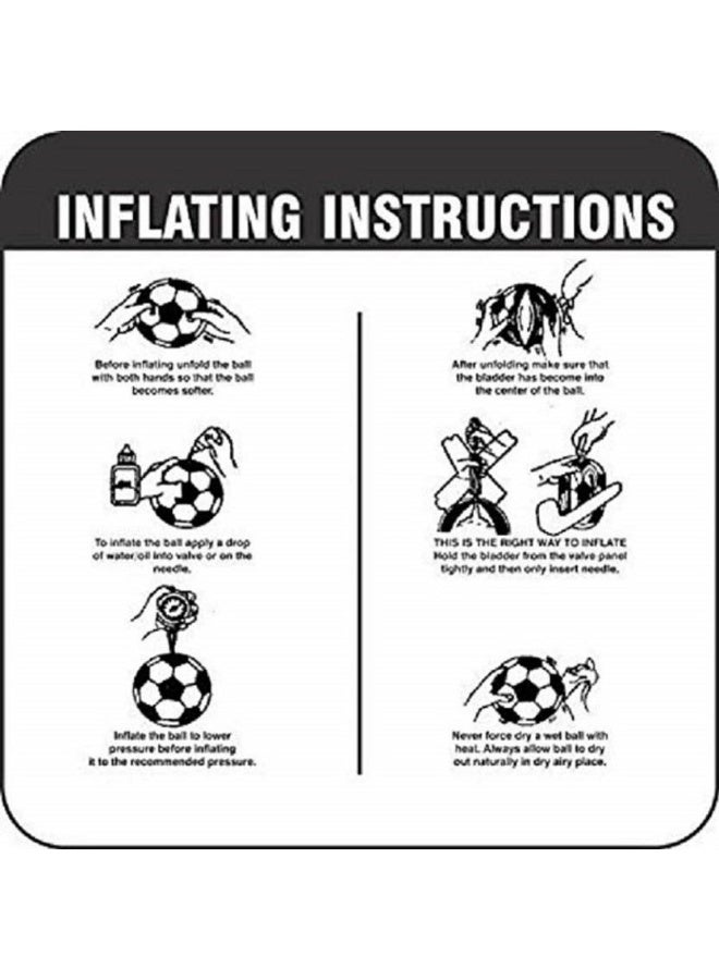 Fox FOX Hand Stitch football Football - Size: 5  (Standard, Pack of 1, Black) - Image 2