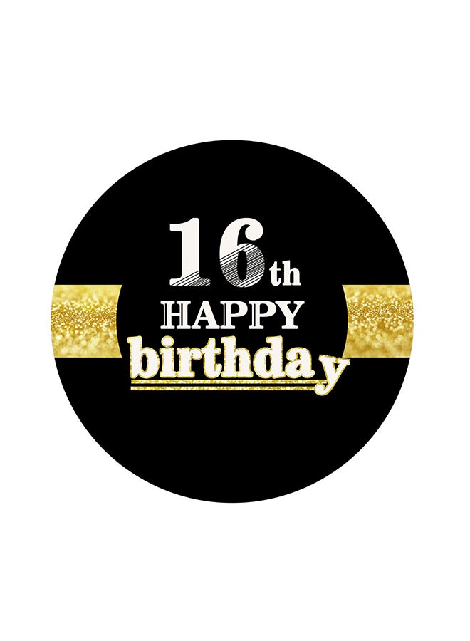 شاربدو بالونات بطبعة عبارة 16th Happy Birthday طراز 581721028223 - Image 1