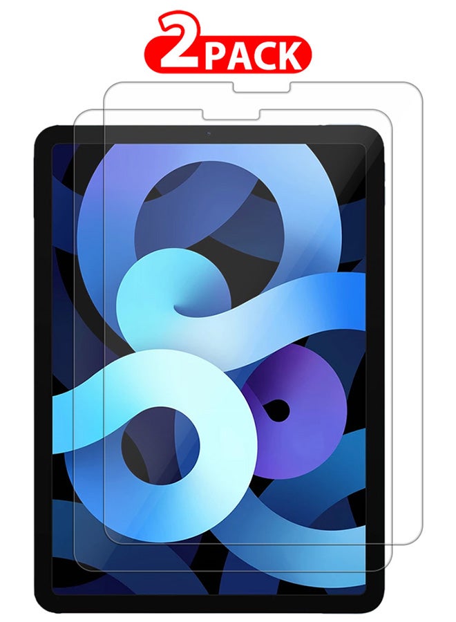 CATANES 2 Packs For Apple iPad Air 10.9 Screen Protector 9H Hardness Tempered Glass Scratch Resistant HD Display Screen Protector - Image 1