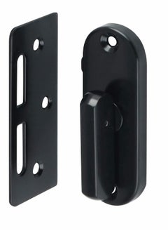 KASTWAVE Stainless Steel Lock, Catch Gate Latches, Heavy Duty Bolt Latch Buckles, for Kitchen Bathroom Moving Sliding Door Windows Bran Doors, Black Finish  - Image 4