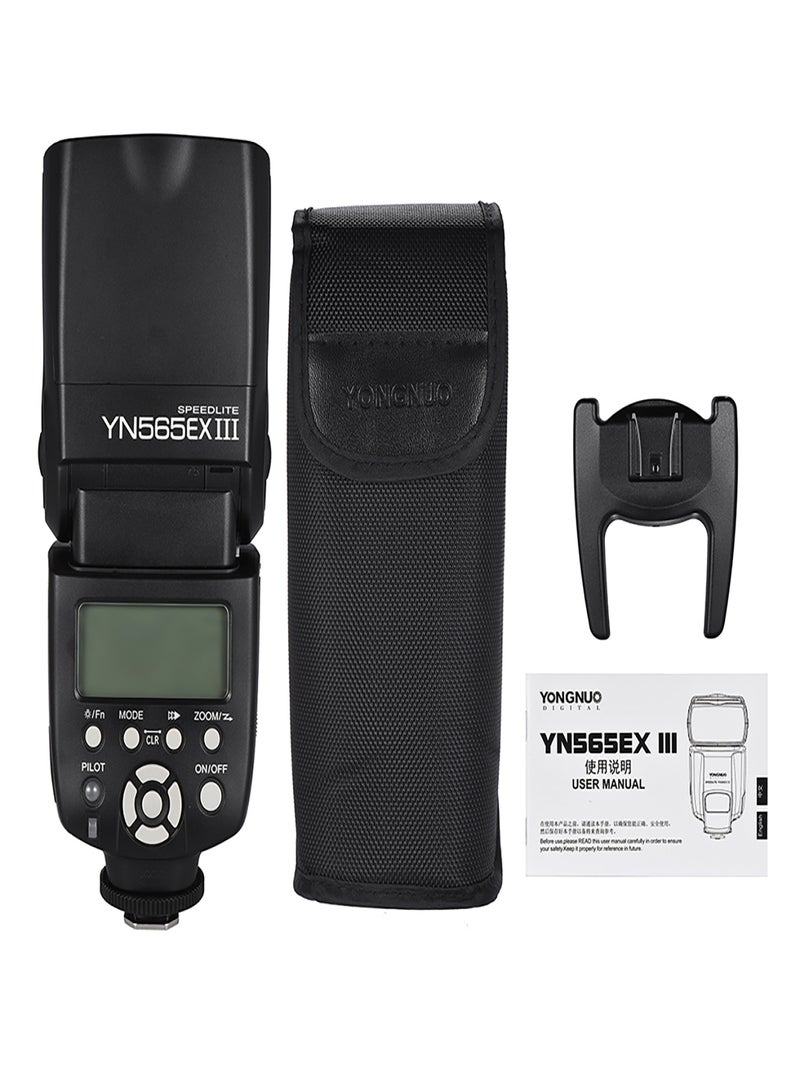 YONGNUO YN565EX III Wireless TTL Slave Flash Speedlite GN58 High Speed Recycling System Supports USB Firmware Upgrade Replacement for Canon DSLR Camera - Image 3