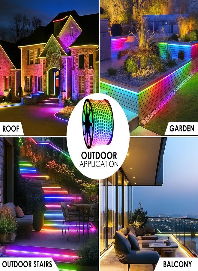 Gesto 10 Meter Rope Led Strip Lights – High Brightness Outdoor Lights Waterproof for Balcony,Home Decor,False Ceiling | RGB Strip Light for Diwali Decoration with Mode Change Controller (Multicolor) - Image 5